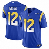 Men & Women & Youth Los Angeles Rams #12 Puka Nacua Blue 2024 F.U.S.E. Vapor Untouchable Limited Stitched Jersey,baseball caps,new era cap wholesale,wholesale hats